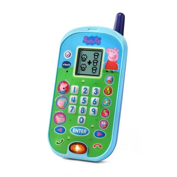 VTech Peppa Pig Let’s Chat Learning Phone, Kid Play Toy - Picture 4 of 8